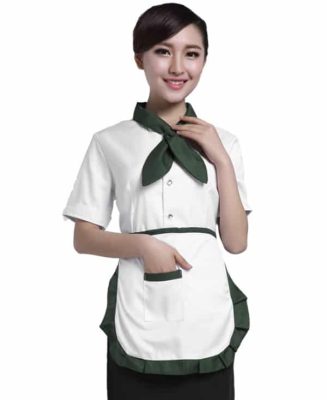 đồng phục spa trắng 2