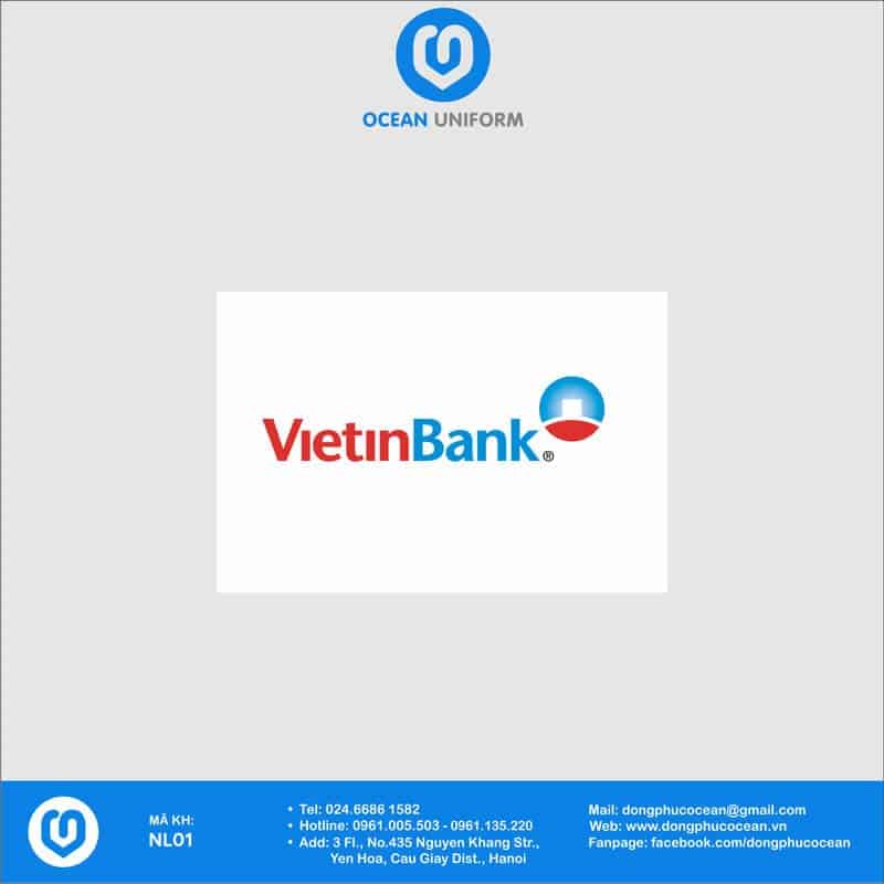 Họa tiết Áo thun đồng phục Ngân hàng VietinBank